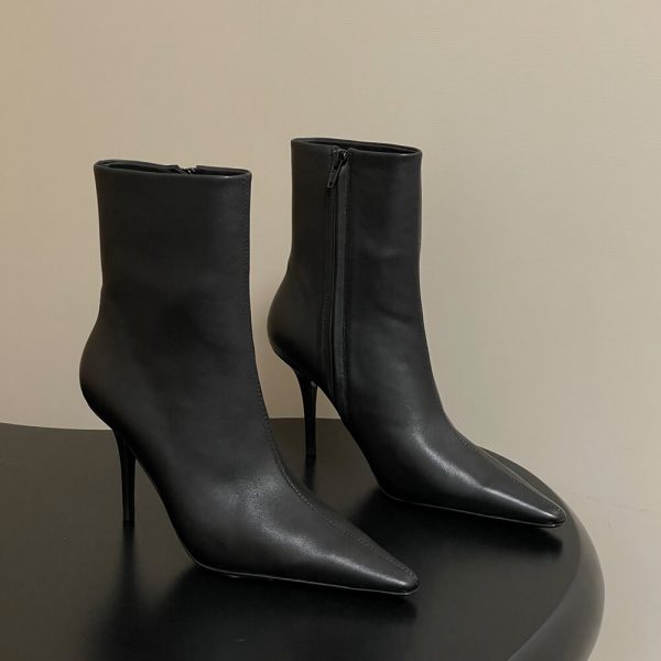 YSL ASHLEY booties in smooth leather