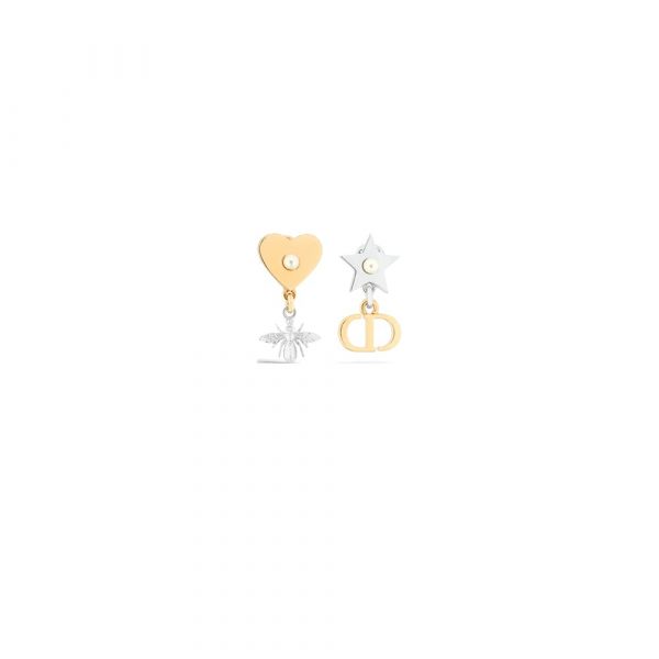 DIOR Petit CD Lucky Charms Earrings