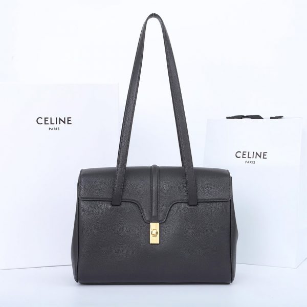 CELINE Medium Soft 16 Bag in Calfskin(HIGH-END GRADE)