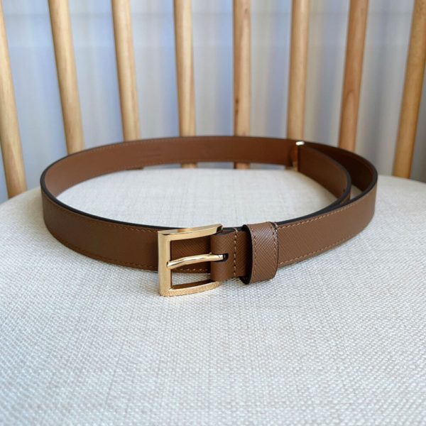 PRADA Saffiano leather belt