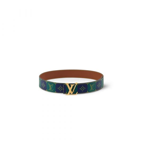 LV Initiales College Monogram Heritage 40mm Reversible Belt