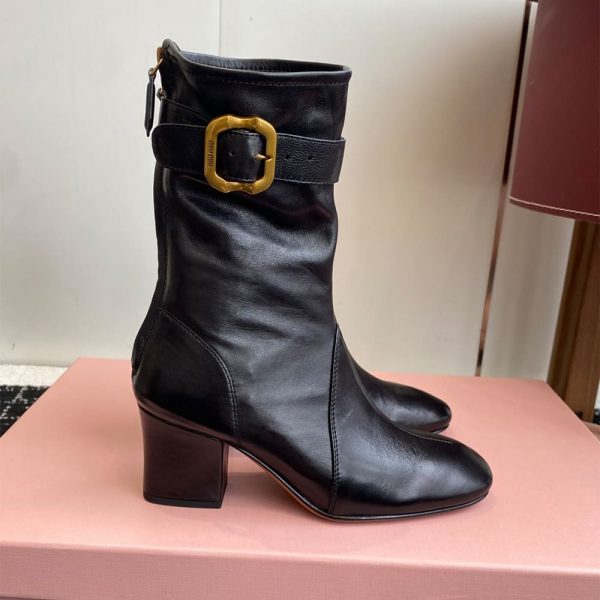 MiuMiu Nappa leather booties