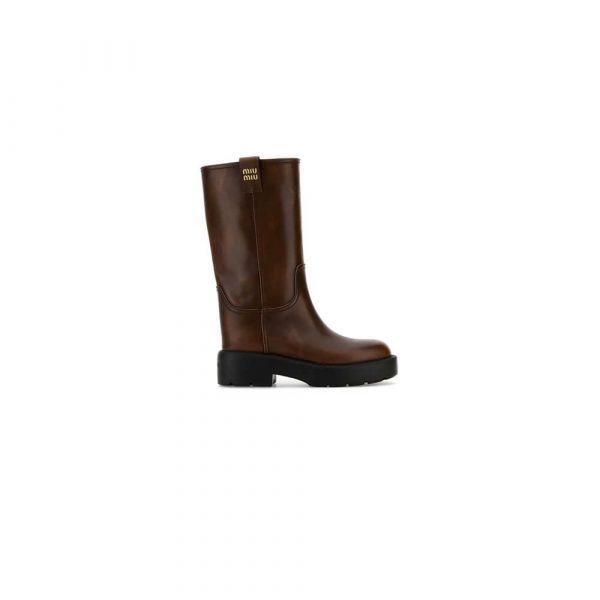 MiuMiu leather boots