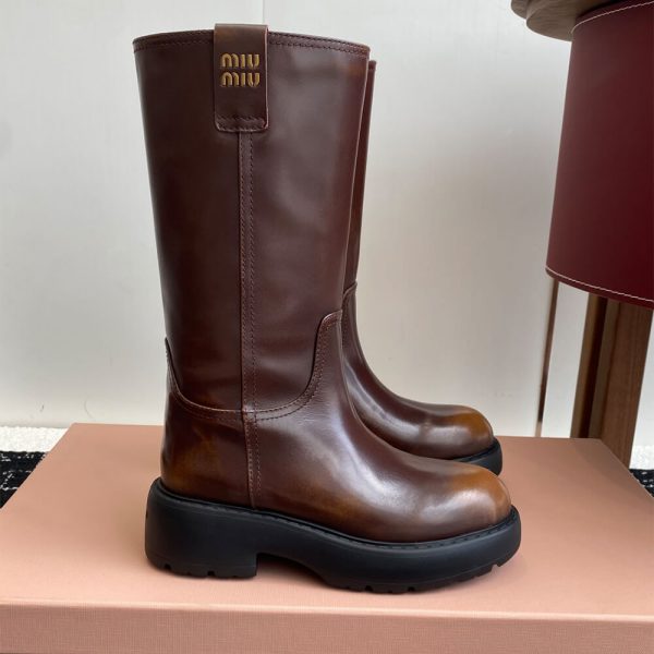 MiuMiu leather boots