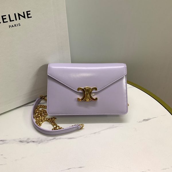 WALLET ON CHAIN MARGO in Shiny calfskin(HIGH-END GRADE)