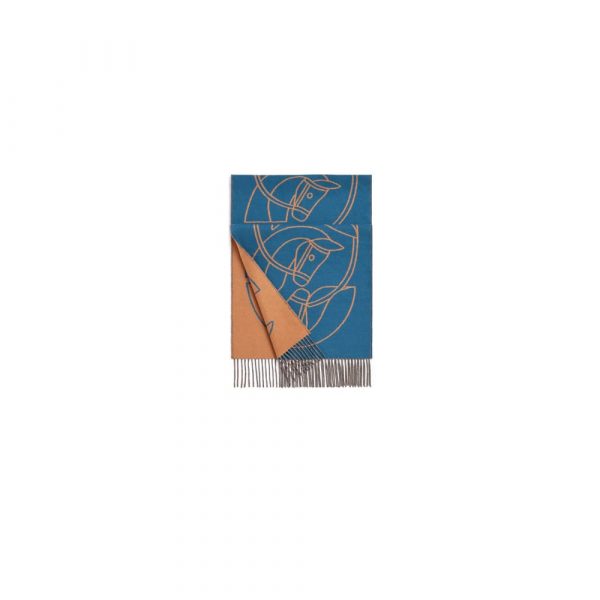 HERMES Casaque Entrelacs Equestres scarf