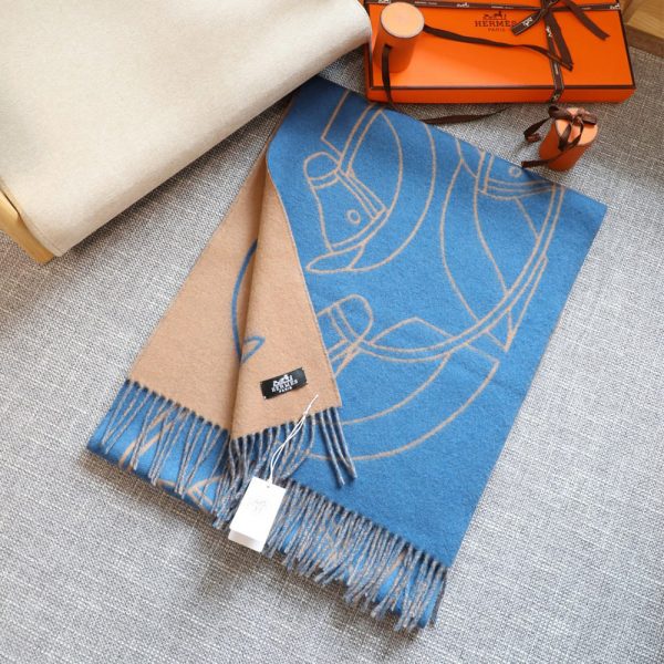 HERMES Casaque Entrelacs Equestres scarf
