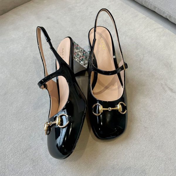 Gucci Women’s Horsebit pump with Crystals
