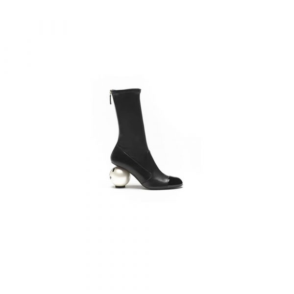 CHANEL Mid-Calf Boots