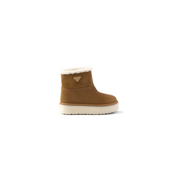 PRADA Suede booties