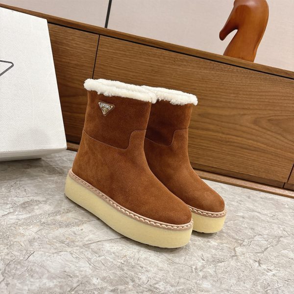 PRADA Suede booties