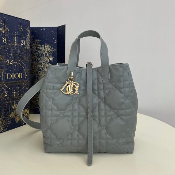 Medium Dior Toujours Vertical Tote Bag(high-end grade)