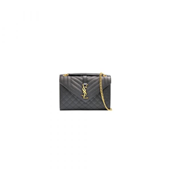 YSL envelope medium in grained leather(High-end Grade)