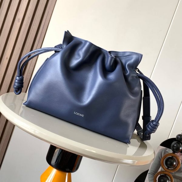 LOEWE Medium Flamenco clutch in nappa calfskin(HIGH-END GRADE)