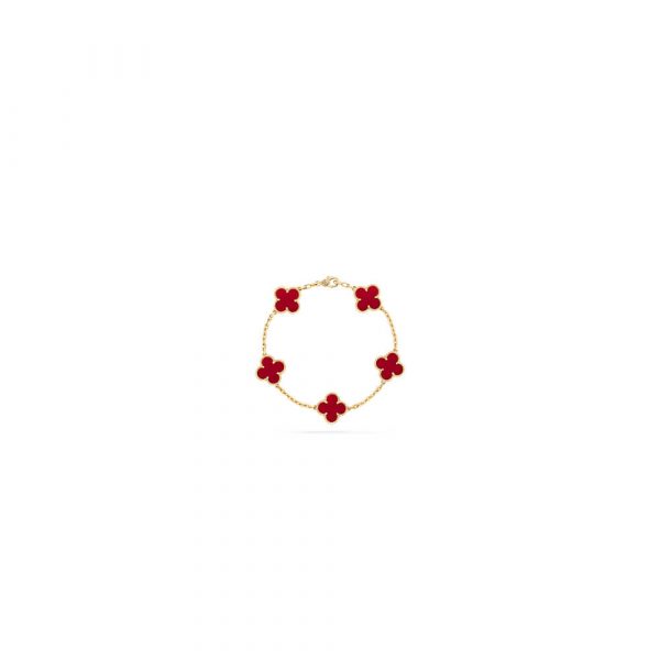 Van Cleef & Aepels Vintage Alhambra bracelet, 5 motifs