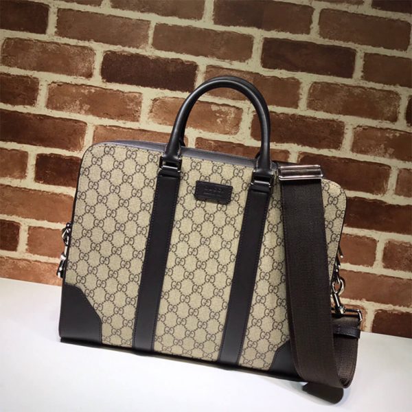 Gucci GG Beige Briefcase