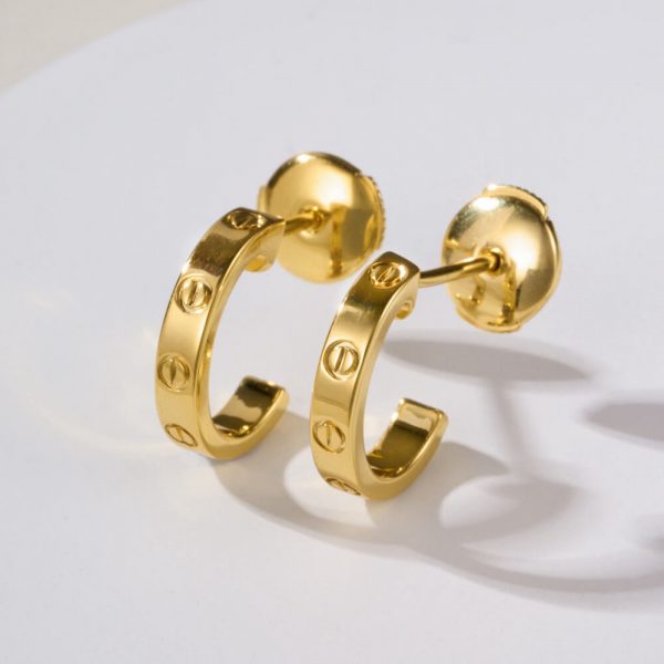 Cartier LOVE hoop earrings, small model(High-end Grade)