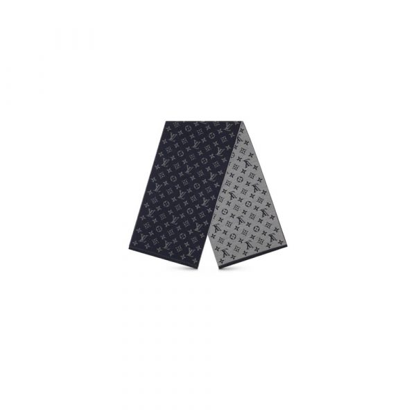 LV Monogram Denim Scarf