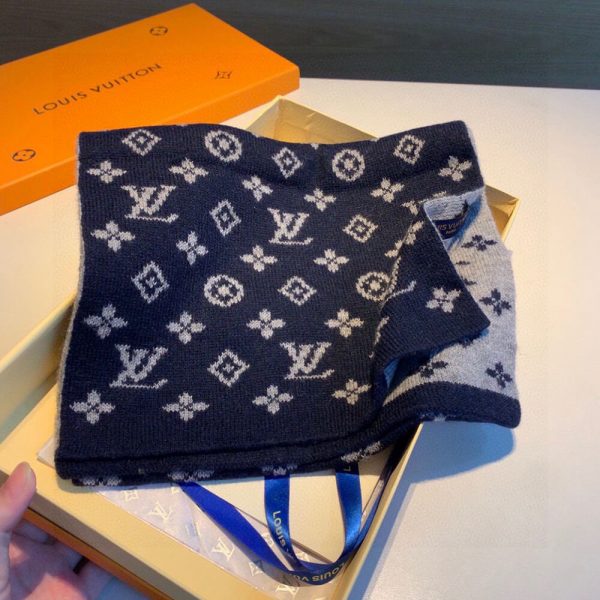 LV Monogram Denim Scarf