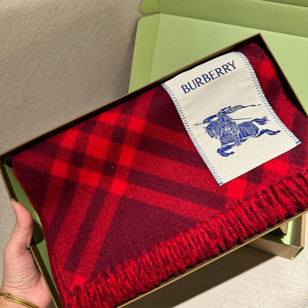 Burberry Check Cashmere Scarf