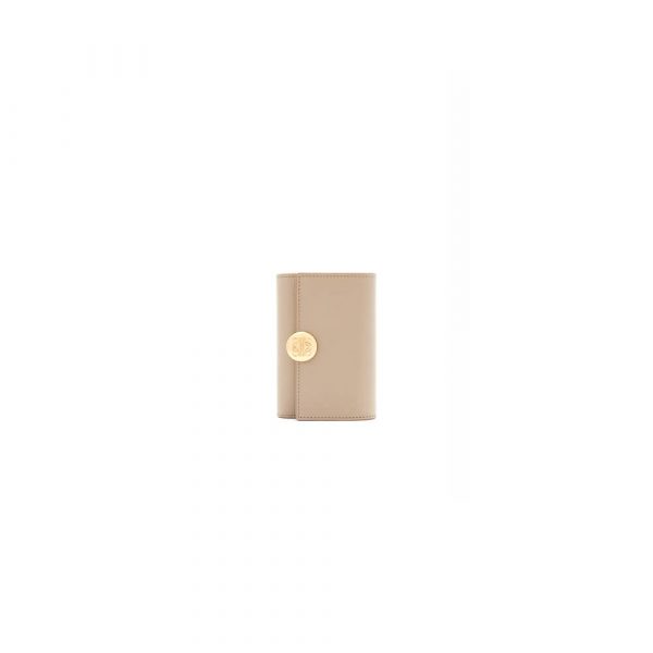 Loewe Pebble small vertical wallet in shiny nappa calfskin(HIGH-END GRADE)