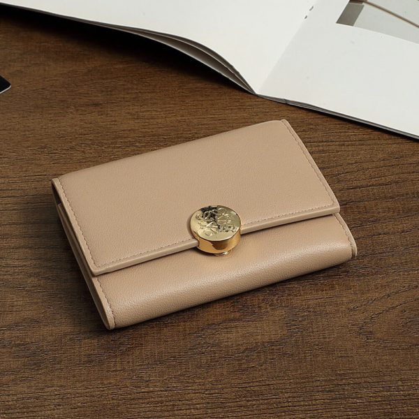 Loewe Pebble small vertical wallet in shiny nappa calfskin(HIGH-END GRADE)