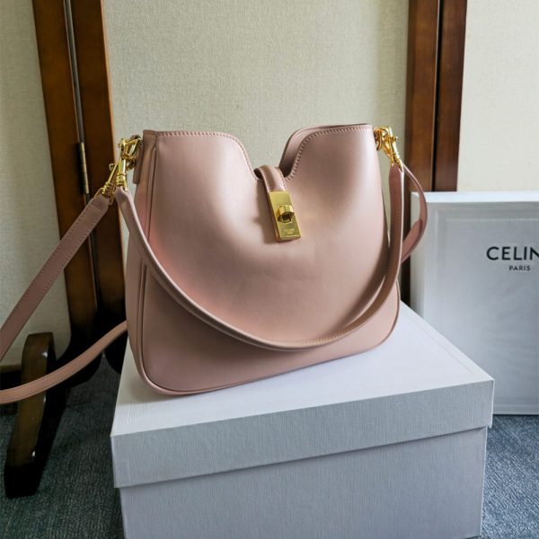CELINE SMALL CAMILLE 16 SOFT BAG IN SMOOTH CALFSKIN(HIGH-END GRADE)