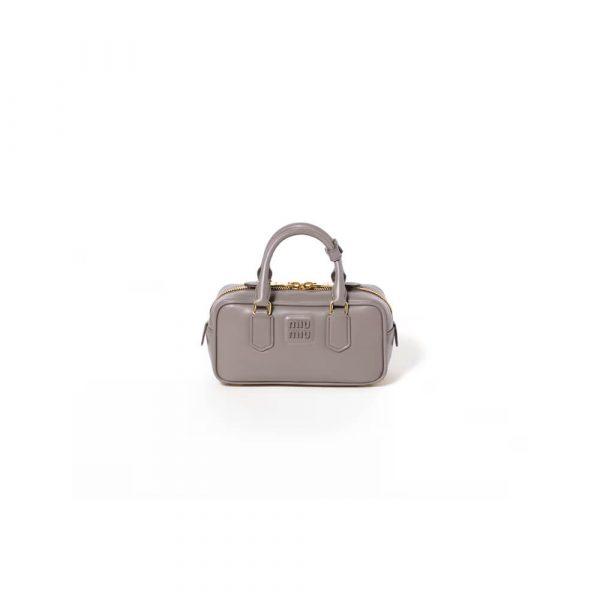 MIUMIU Medium Arcadie Leather Bag(HIGH-END GRADE)
