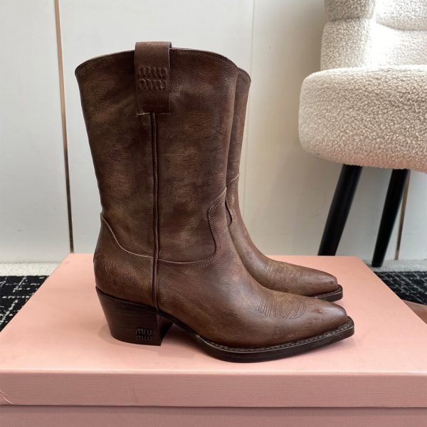 MiuMiu Leather boots
