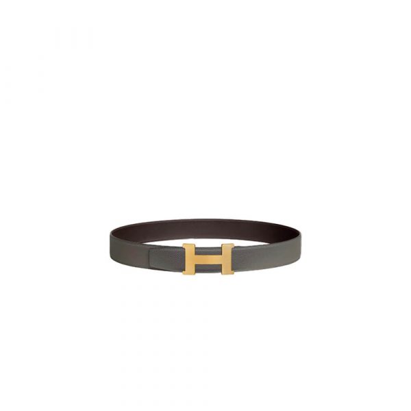 HERMES Boucle de ceinture Constance & Cuir de ceinture r??versible 38 mm
