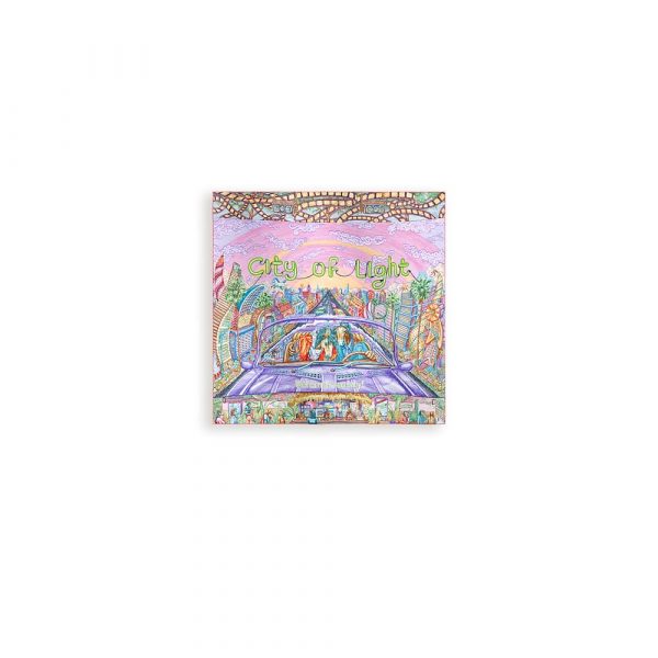 HERMES City of Light scarf 90