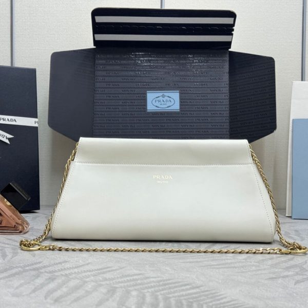 Prada Enchaine medium leather bag(HIGH-END GRADE)