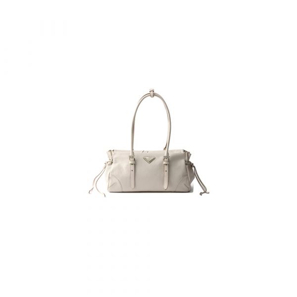 Prada Bonnie medium antiqued leather tote bag(HIGH-END GRADE)