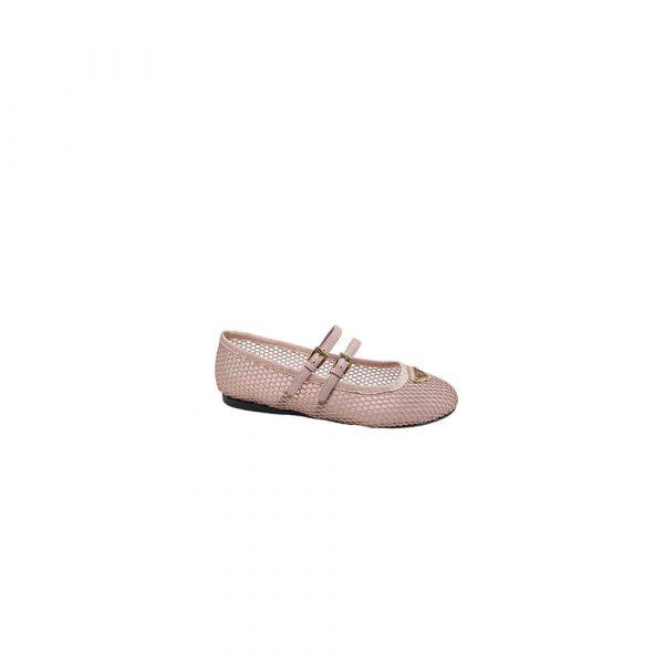 PRADA Mesh fabric ballerinas