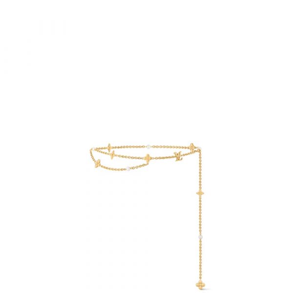 LV Chain Pearl Belt