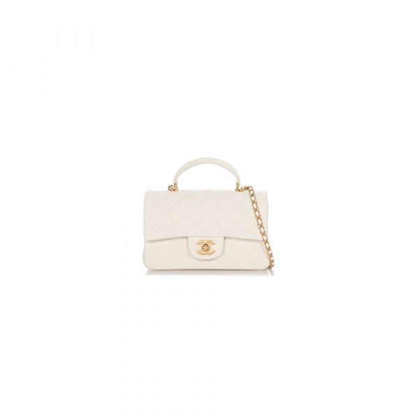 CHANEL Mini Classic Handbag With Top Handle