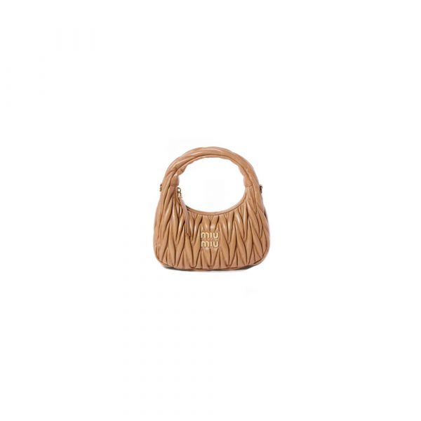Small Wander matelasse nappa leather hobo bag(HIGH-END GRADE)