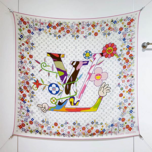 LV x TM Monogram Superflat Shawl