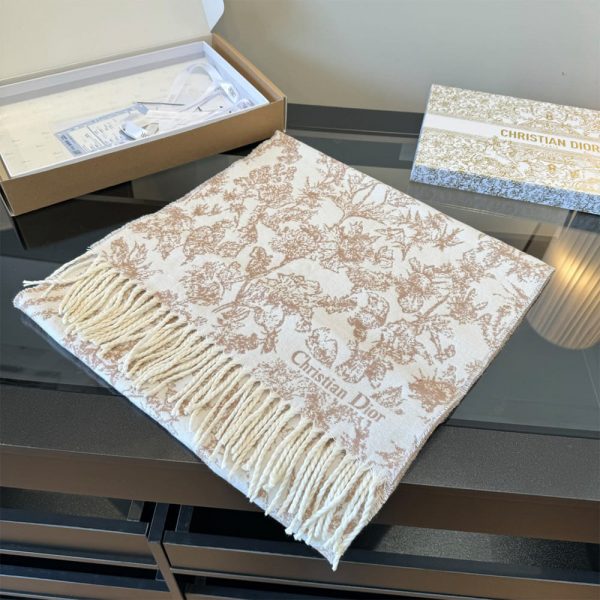Dior Cashmere Knit Scarves