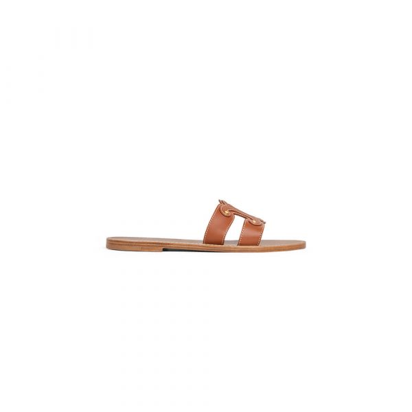 CELINE TRIOMPHE MULE IN CALFSKIN