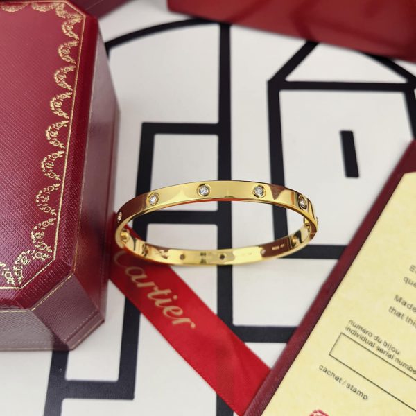 CARTIER LOVE bracelet, 10 diamonds