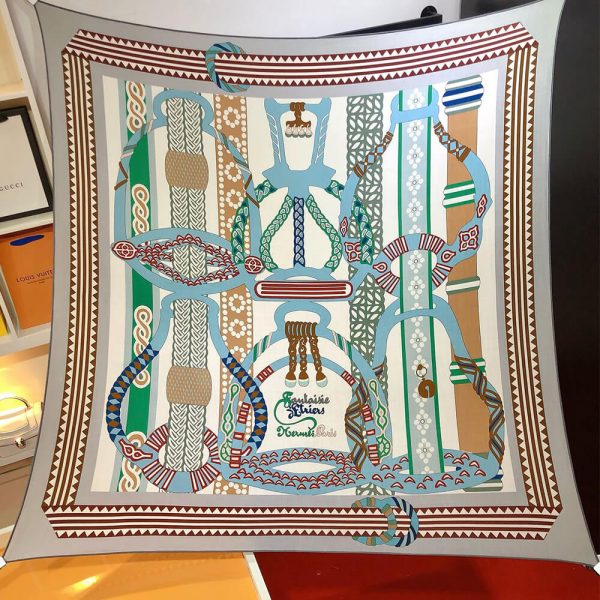 HERMES Stirrup Fantasy Shawl 140