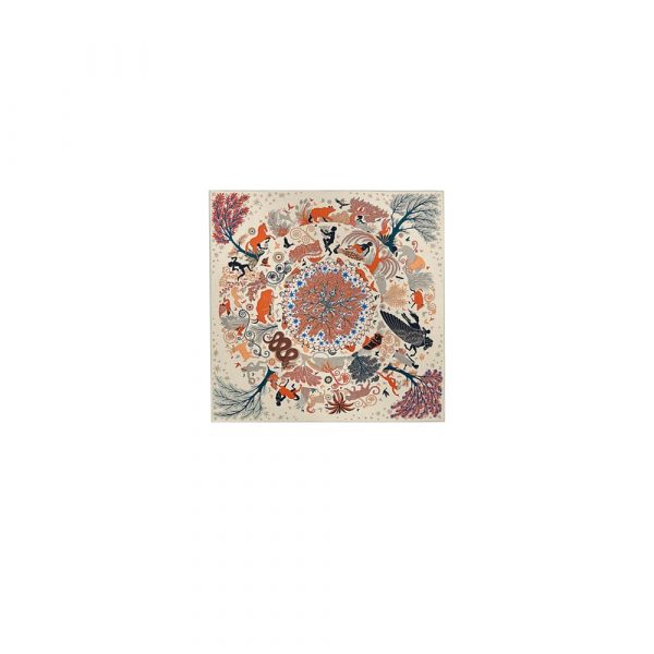 HERMES Sous le Charme d’Orphee shawl 140