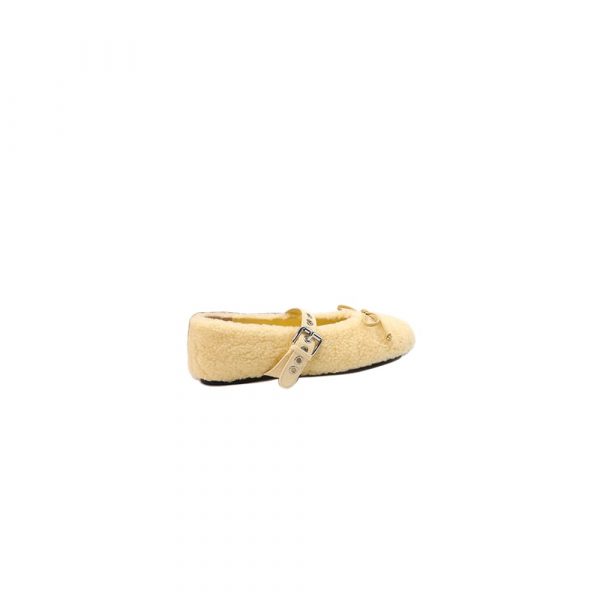 MIUMIU Shearling ballerinas