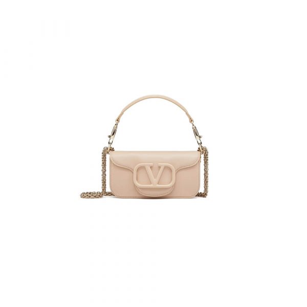 Valentino Garavani Locò leather shoulder bag(HIGH-END GRADE)