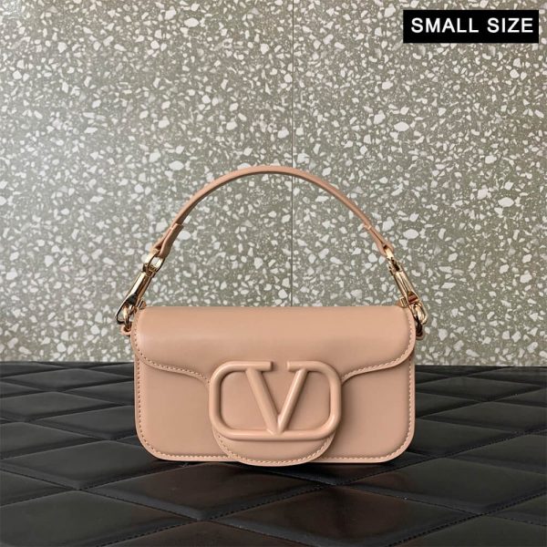 Valentino Garavani Locò leather shoulder bag(HIGH-END GRADE)
