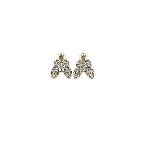 VCA Two Butterfly Earrings