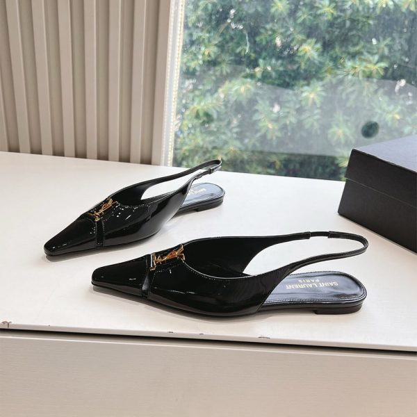 YSL Pointed Toe Slingback