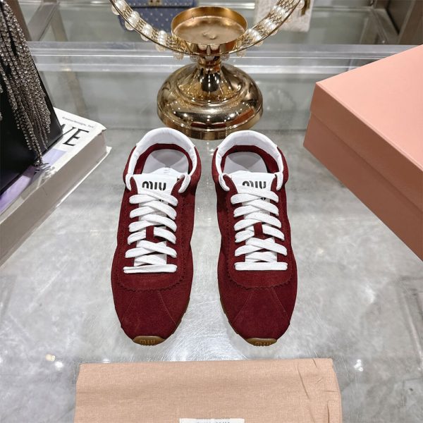 MIUMIU Suede Sneakers