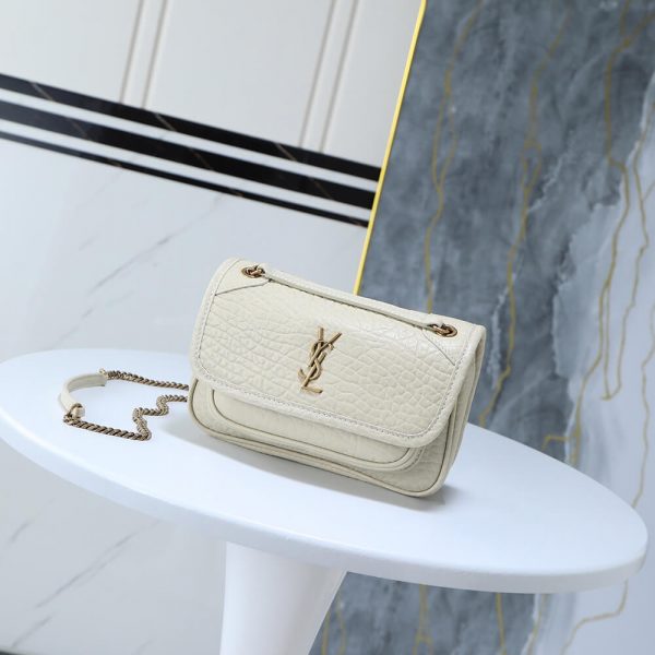 YSL NIKI mini in grained lambskin(TAX-FREE GRADE)